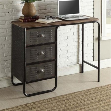 4D CONCEPTS 4D Concepts 140251 Locker Collection Desk; Black & Grey 140251